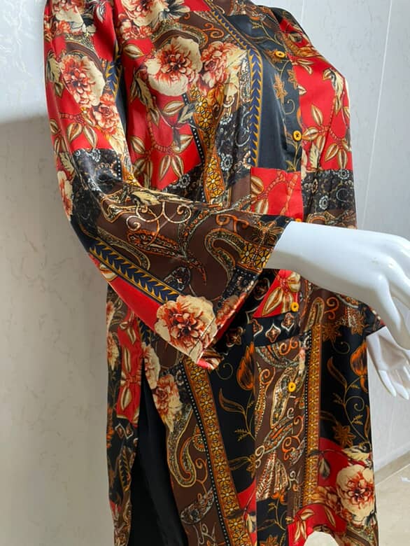 ✨ Premium Silk Kurta & Black Trouser Set