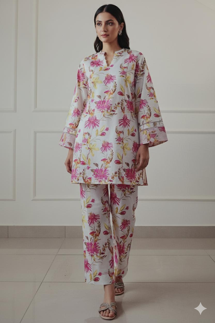 Blossom Grace – 2 Piece Lawn Ensemble