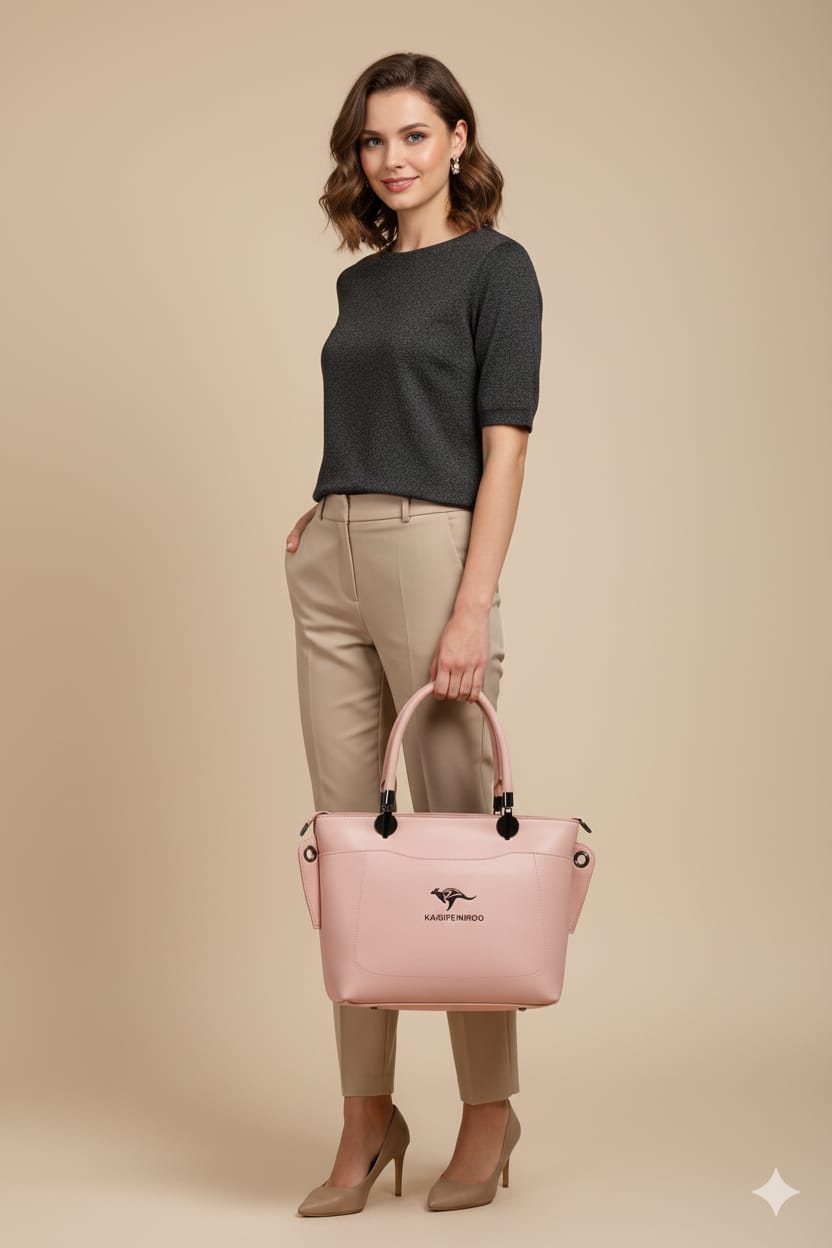 The Elegant Carryall: Blush Pink Tote